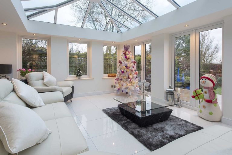 House extension glass roof costs Northampton