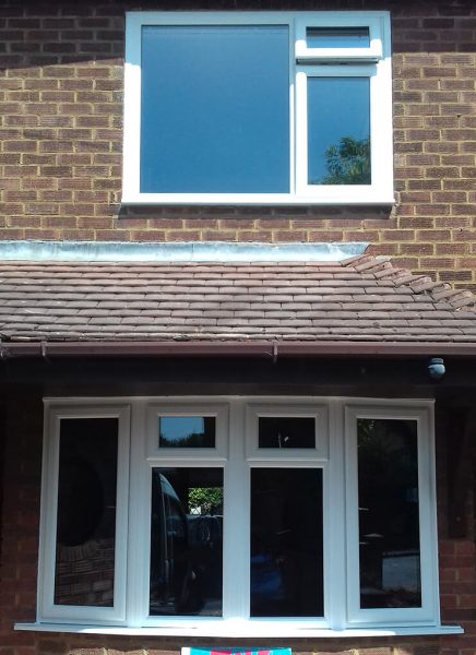 Casement Bow Window in uPVC
