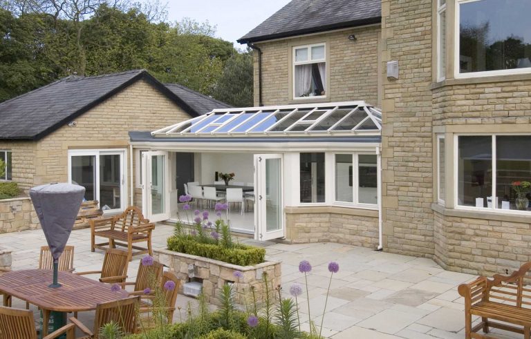 Cream Orangery Extension from T&K