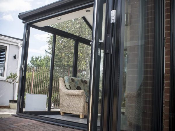 Aluminium Bifold Door for conservatories