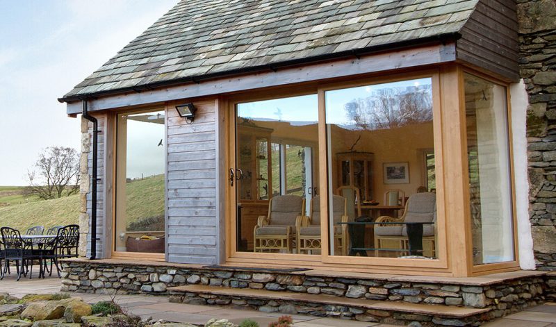 uPVC Patio door in Oak Northampton