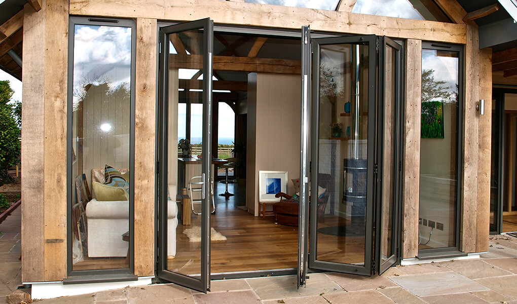 Black Aluminium Bifold Doors Wellingborough