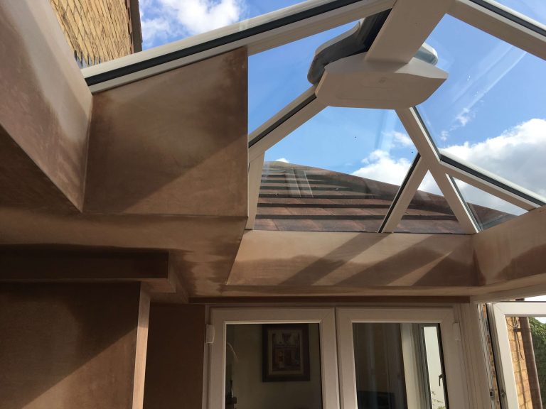 White Conservatory Roof