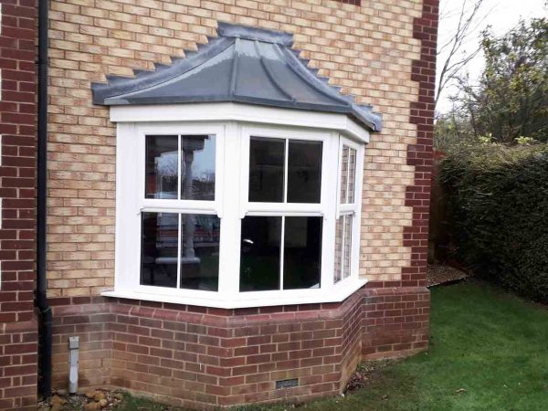 White uPVC Bay Window