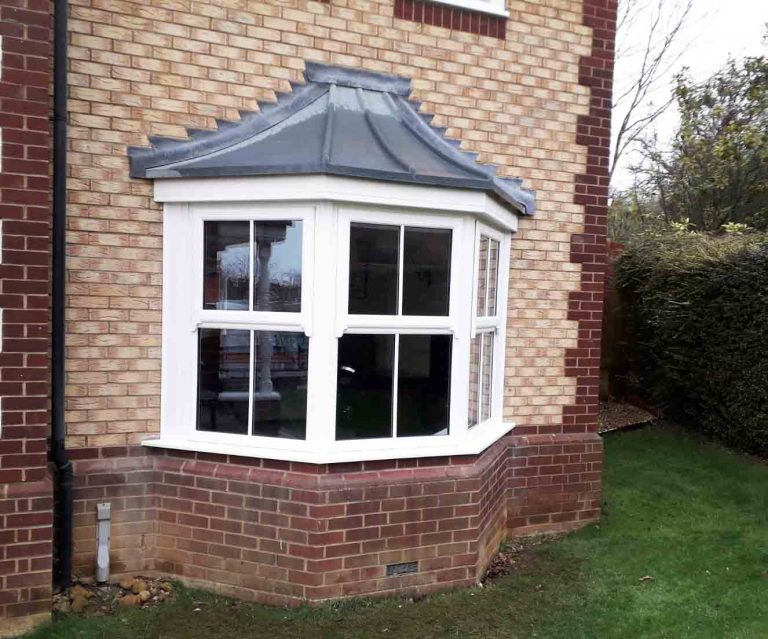 White uPVC Bay Window