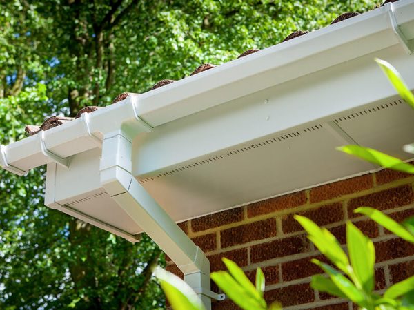 Durable uPVC fascias on a Northamptonshire home protecting the roofline