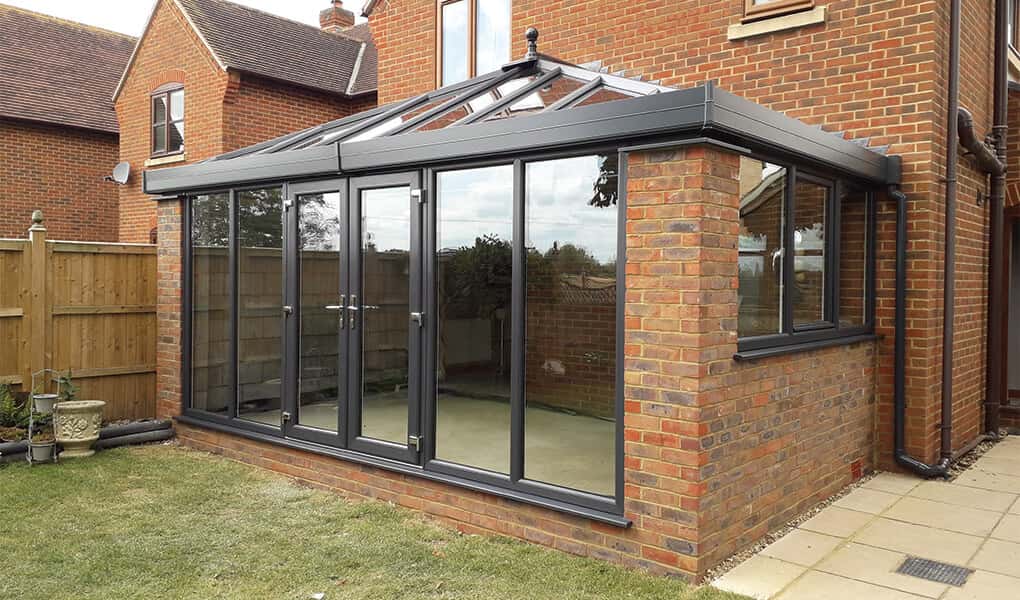 black orangery installation