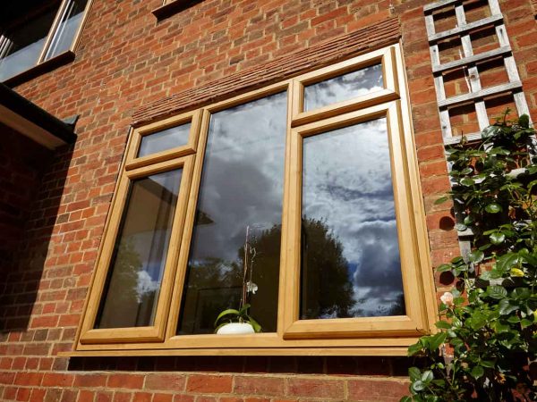 brown upvc windows