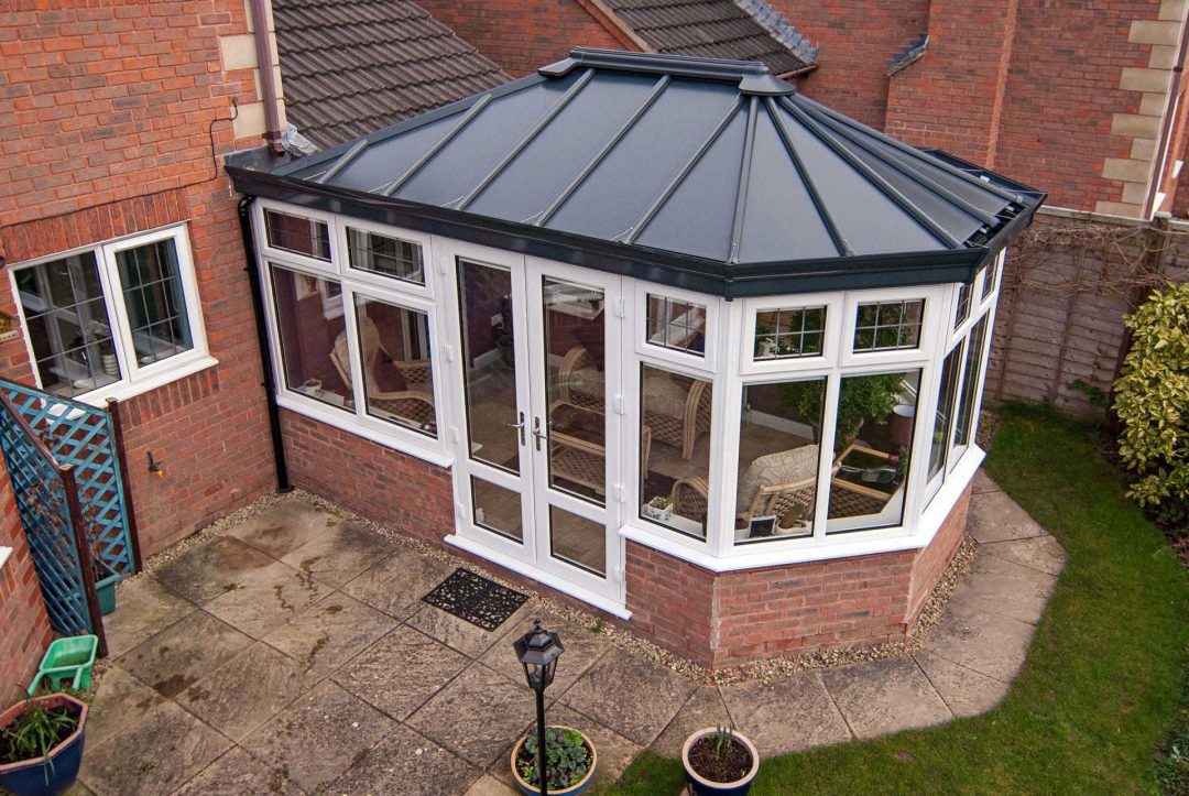 New conservatory with Solid Roof prices