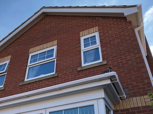Durable uPVC fascias on a Northamptonshire home protecting the roofline