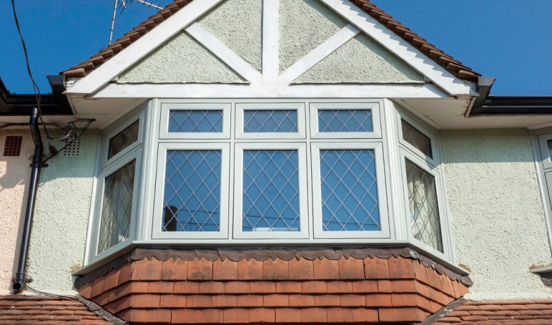 Flush Casement Windows with Leaded Glass Northampton