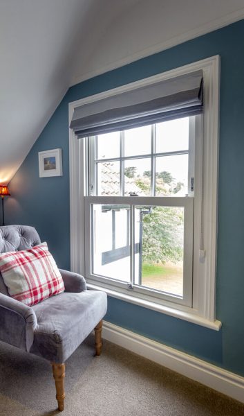Sliding Sash Windows in Bedroom Northampton