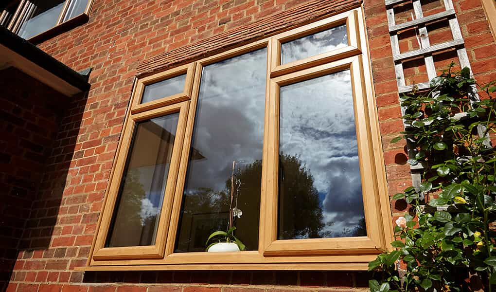 wood effect uPVC windows northamptonshire