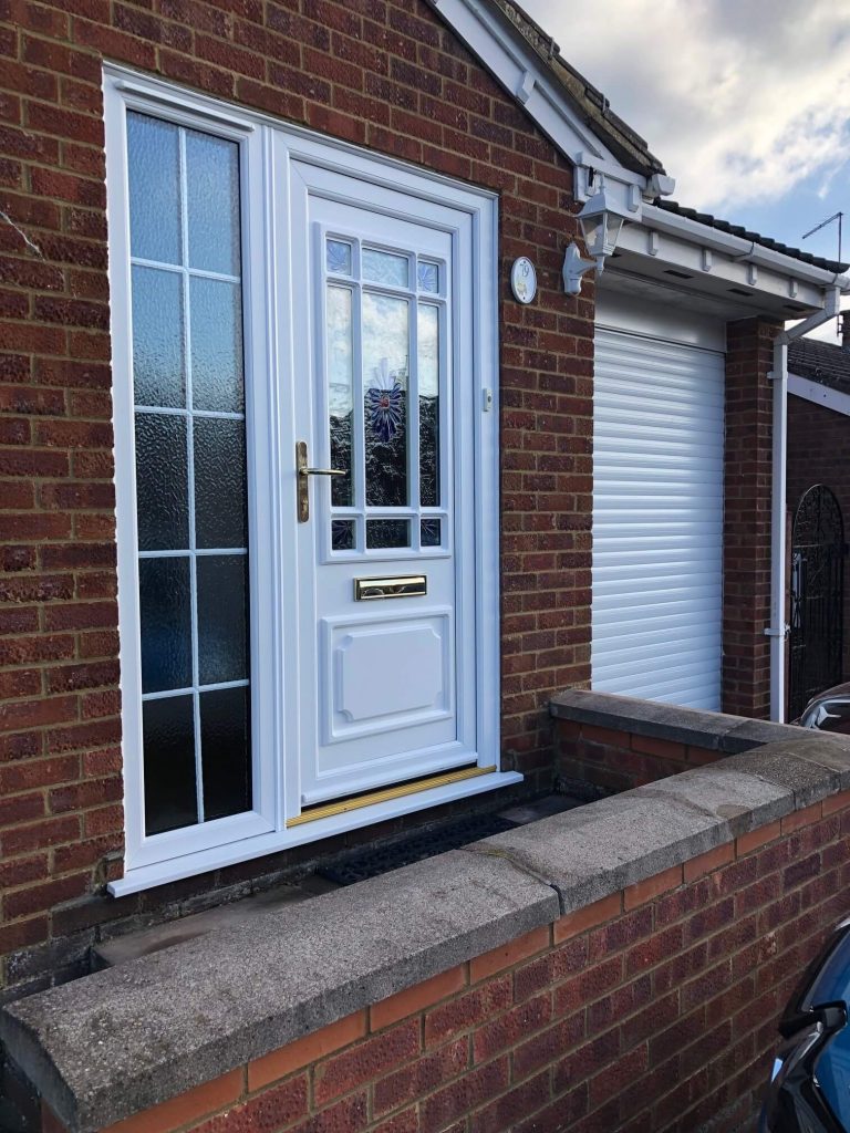 White uPVC Door