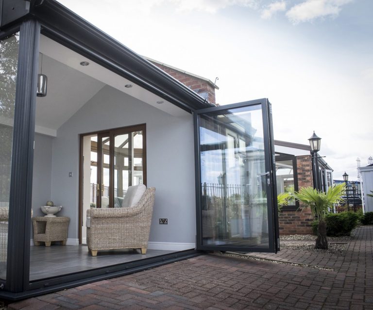 T&KHI Bifold entrance doors