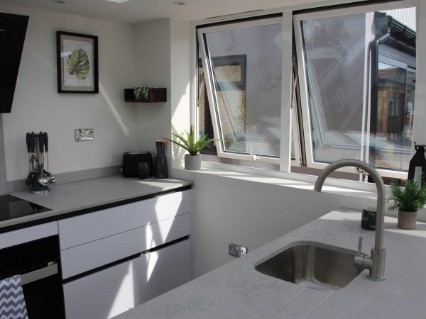 white aluminium windows northampton