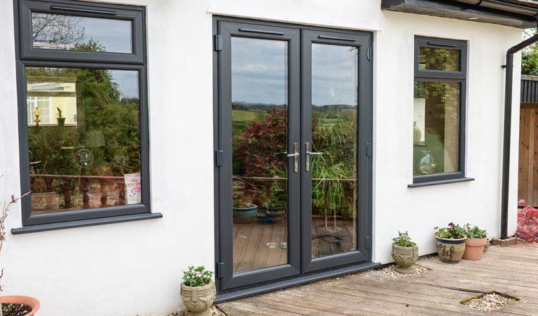 Aluminium french doors Northamptonshire