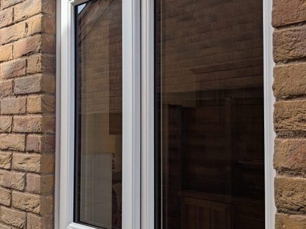 white casement windows