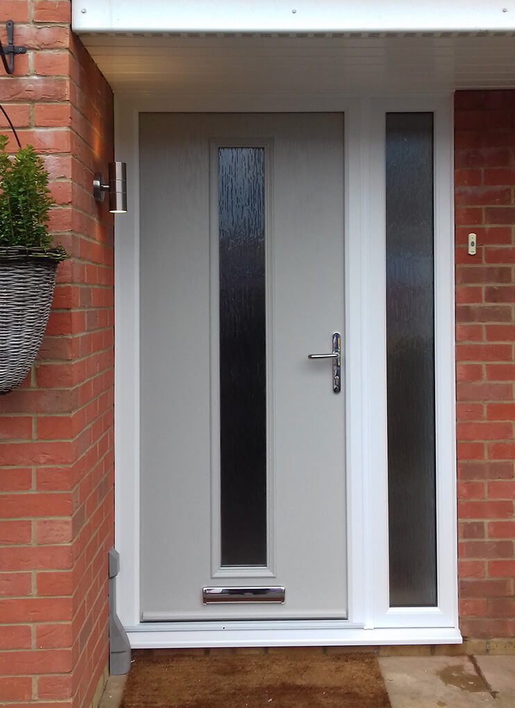 Modern cream composite door