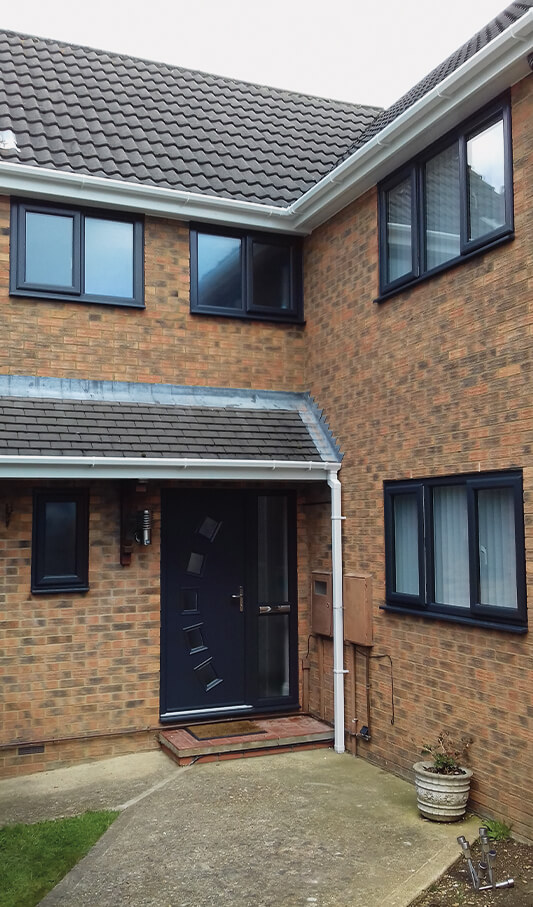 anthracite grey windows and door