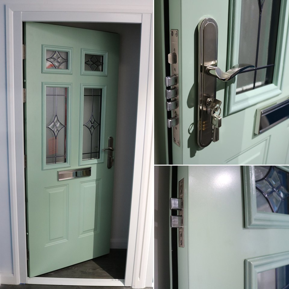 Chartwell Green steel door