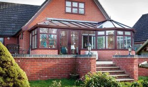 Rosewood uPVC Shaped conservatory