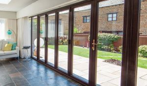 uPVC Bifold door interior