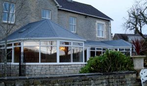 Large tiled conservatory roof