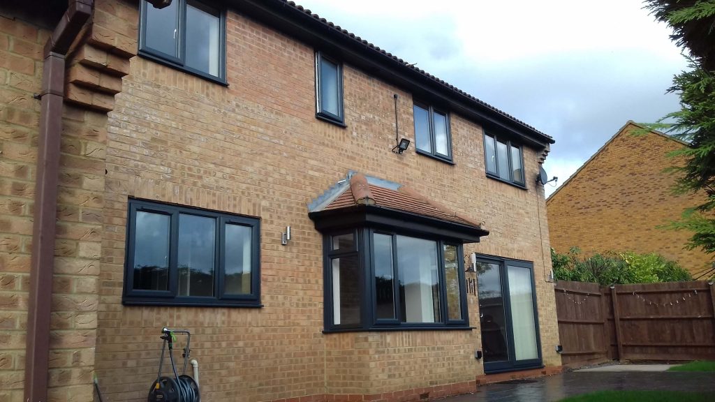 Black uPVC House Install