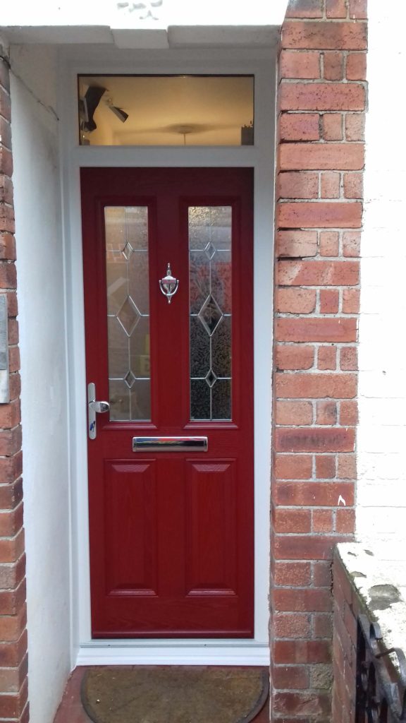 Red Composite Door