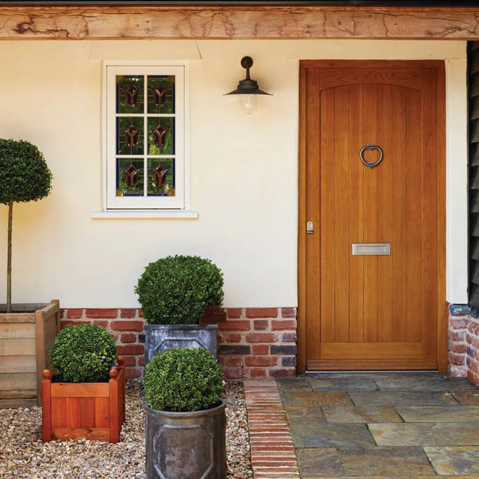 Timber Front Door