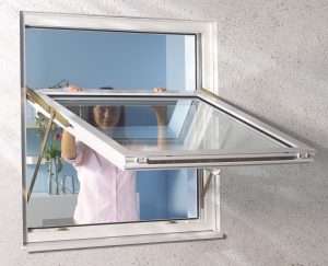 uPVC fully reversible window